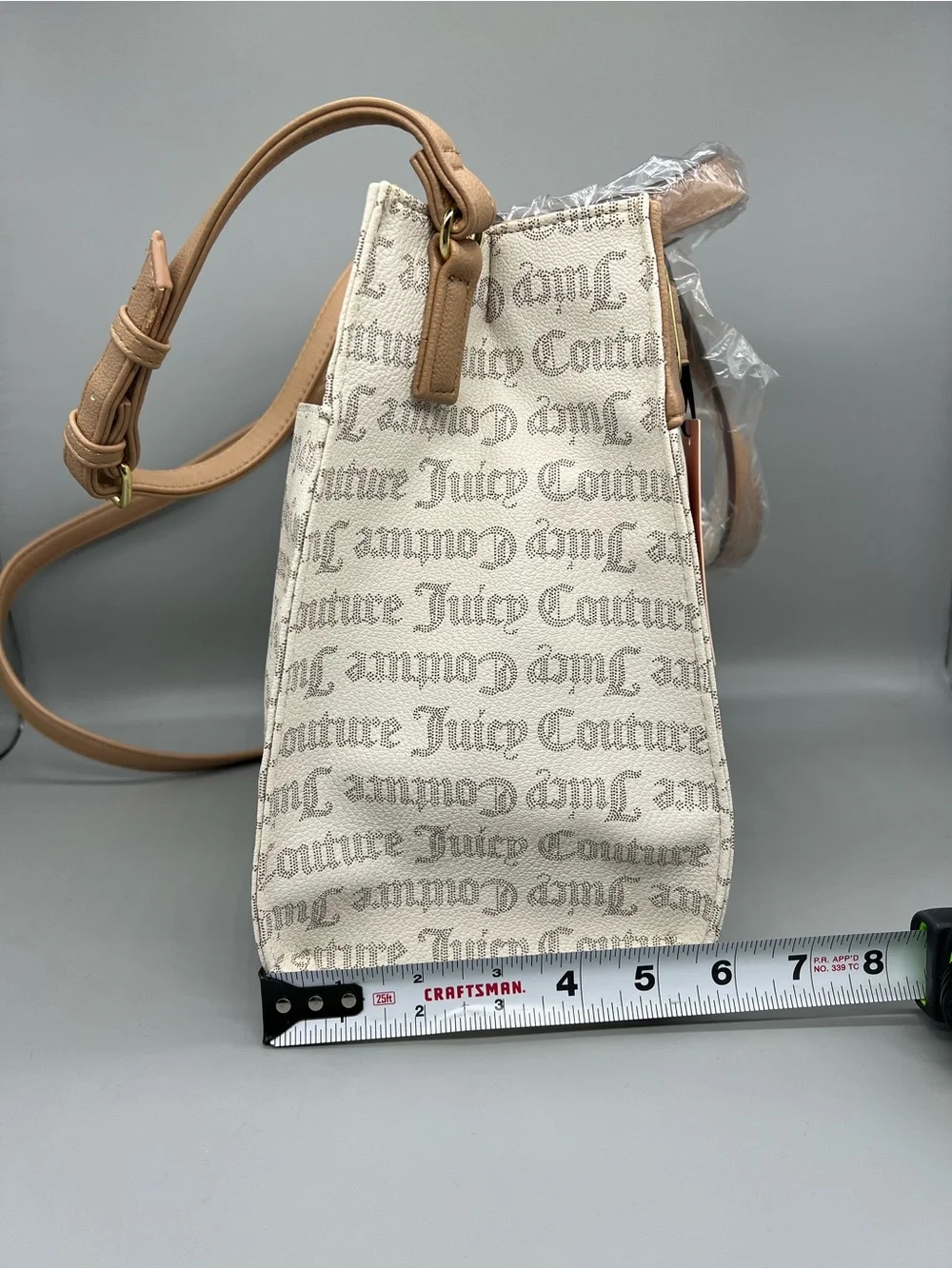 Juicy couture under lock & key satchel purse